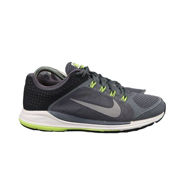 Nike Shoes Womens 7 Athletic Trainers Zoom Elite 6 Running Dark Grey Voltage - Picture 2 of 13